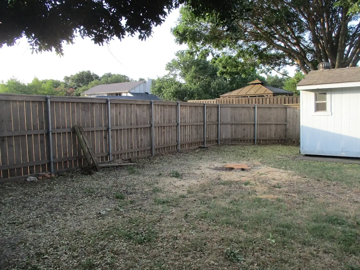 Cleared yard after professional tree removal in Mapleton Depot